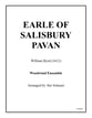 Earle of Salisbury Pavan P.O.D cover